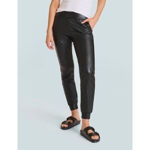Commando Faux Leather Joggers Size S
